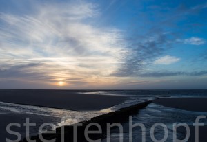 Sonnenuntergang an der Nordsee 03 ©steffenhopf